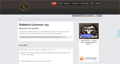 Desktop Screenshot of battletechuniverse.org